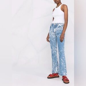 GANNI Betzy bleach-effect jeans, Sz 27